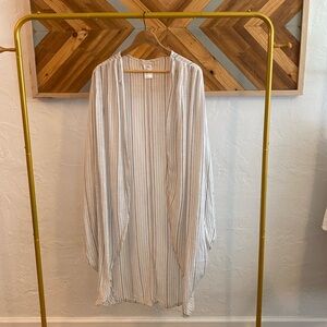 Free People Neutral Kimono OS